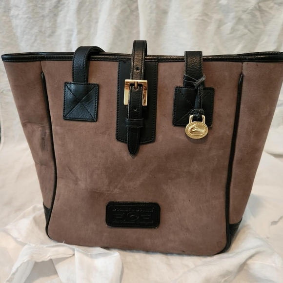 Dooney & Bourke Handbags - Vintage Dooney And BourkeSuede And Leather Tote